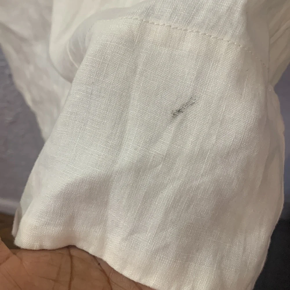 Everlane *Flaw Flax Linen Dress Off White 6 Sleeveless V-neckline Midi Travel